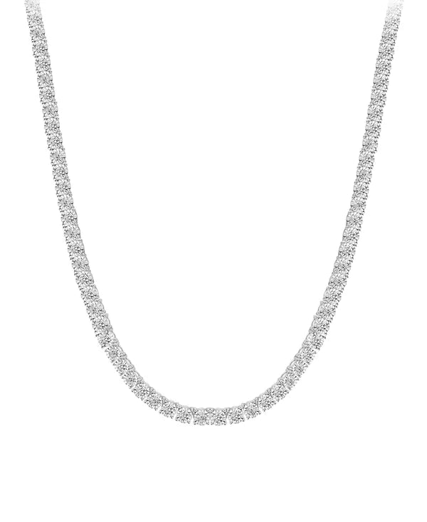 Men's Diamond 24" Tennis Necklace (8 ct. t.w.) in 14k White Gold